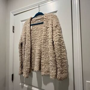 Plush Cream Elodie Cardigan
